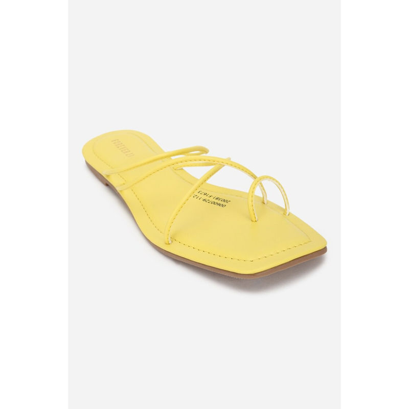 Forever 21 Yellow Solid Flat Buy Forever 21 Yellow Solid Flat Online