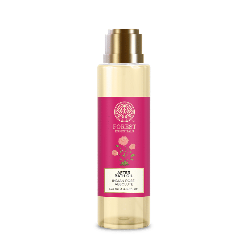Forest Essentials After Bath Oil Indian Rose Absolute - Nourishing After Shower Body Oil