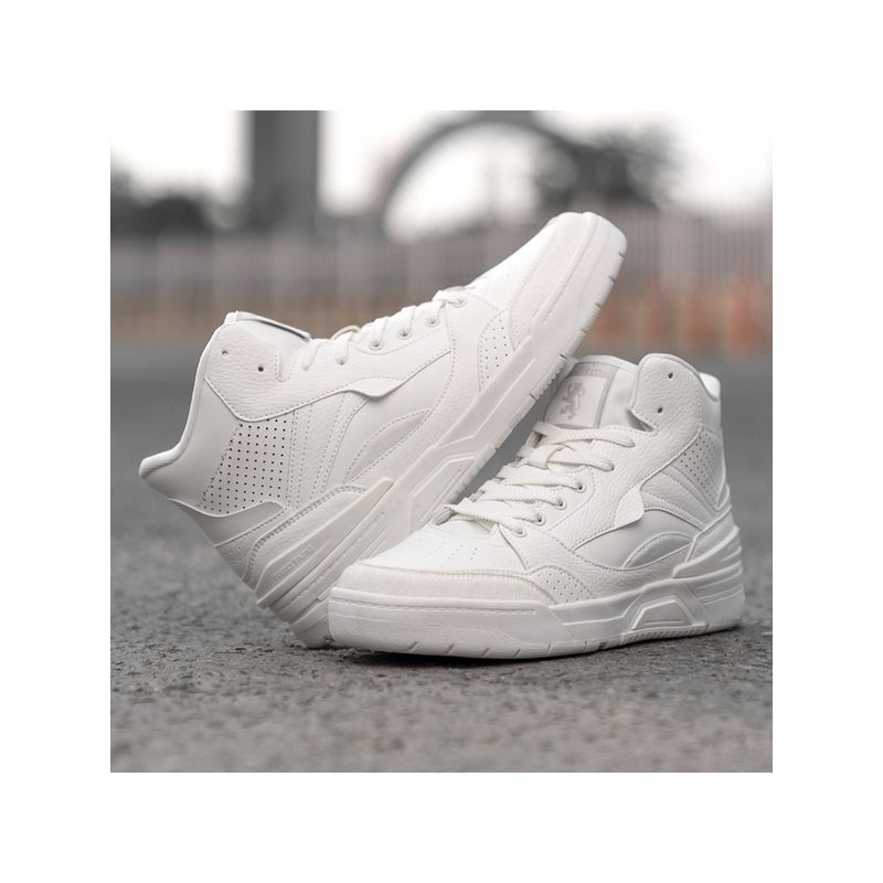 Red Tape Men Solid White Lifestyle Sneakers (UK 9)