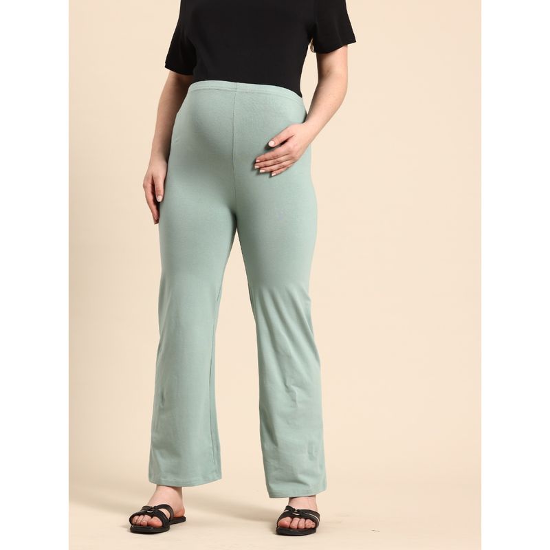 Blush9 Maternity Pista Colour Maternity Palazzo (XL)