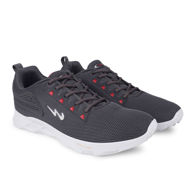 Campus Grey CLUSTER PRO Running Shoes (UK 6)