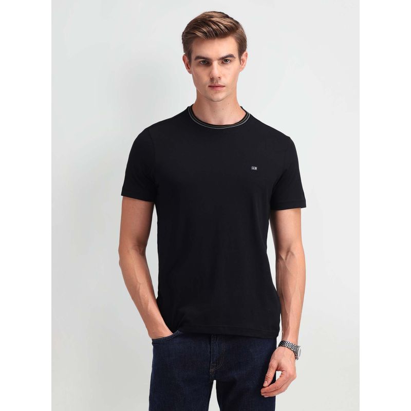 Arrow Sports Men Solid Regular Fit Polo Shirt (L)