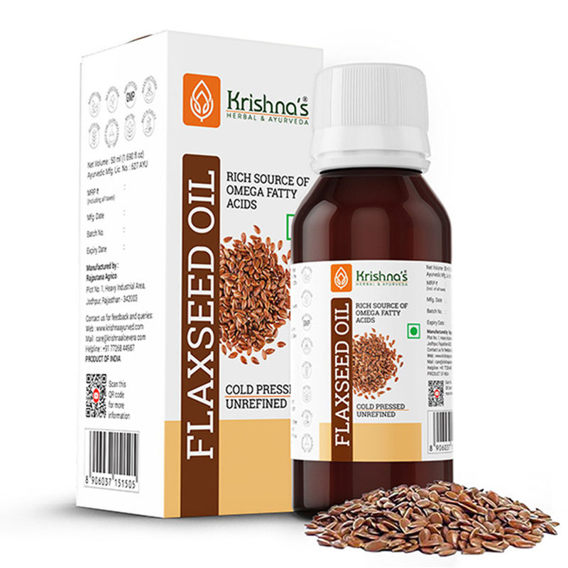 Krishna's Herbal & Ayurveda Flax Seed Oil