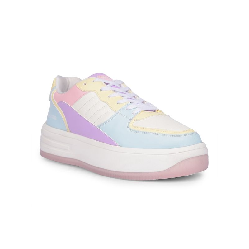 North Star Women Multi-Color Lace-Up Sneakers (UK 4)