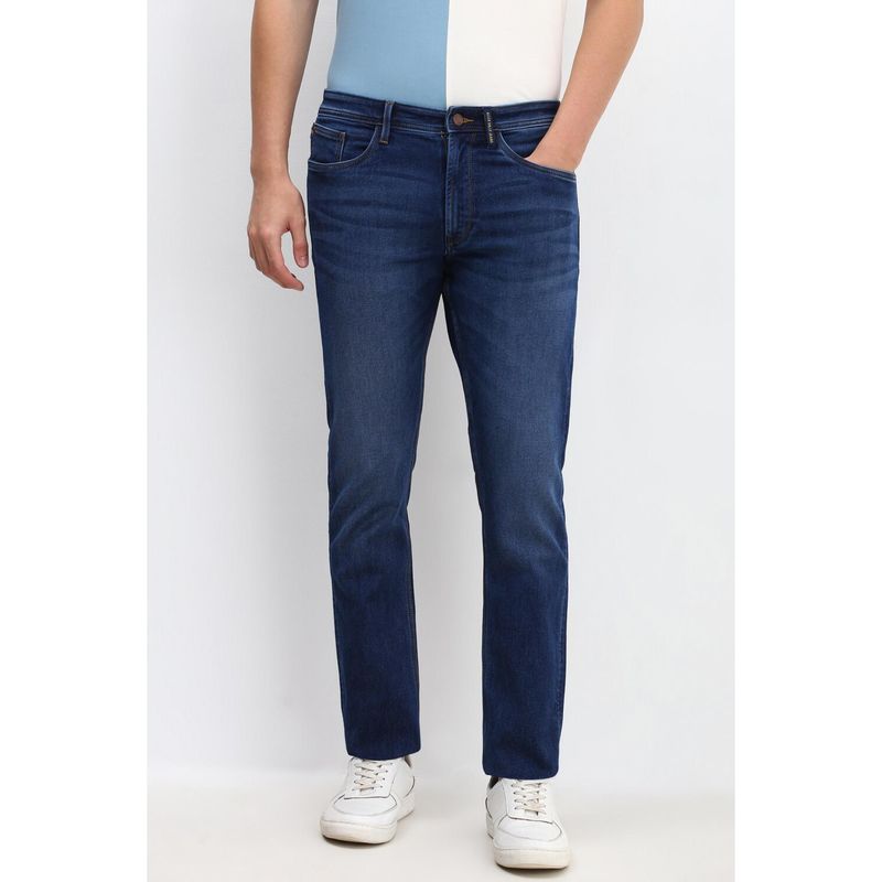 Allen Solly Men Blue Regular Fit Light Wash Jeans (30)