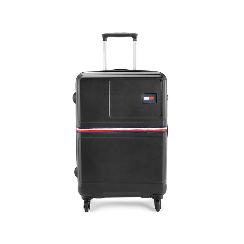 Tommy Hilfiger Marshall Textured Hard Luggage Trolley Black Mid Buy