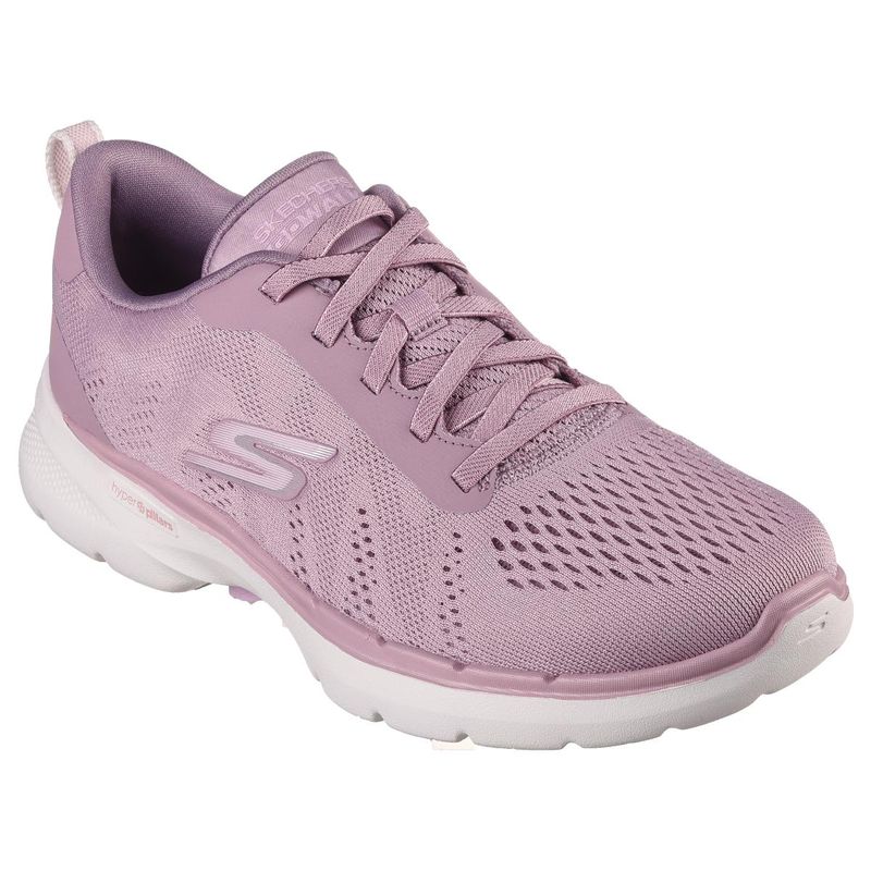 SKECHERS Women Go Walk 6 Pink Walking Shoes (UK 3)