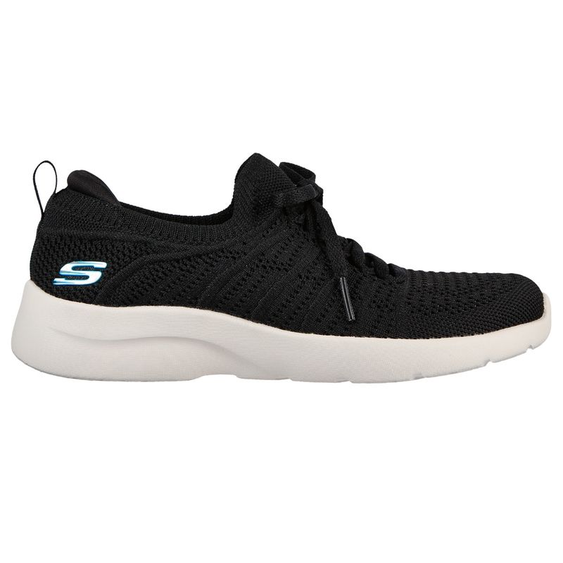 SKECHERS Women Dynamite 2 Black Casual Lace Up Sneakers (UK 7)