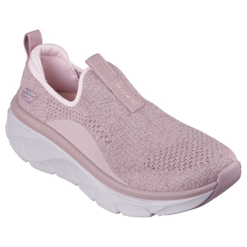 SKECHERS Women D'Lux Walker 2.0 Bold State Mauve Casual Sneakers (UK 5)