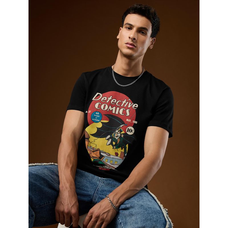 The Souled Store Official Dc: Detective Comics Men T-Shirt (M)