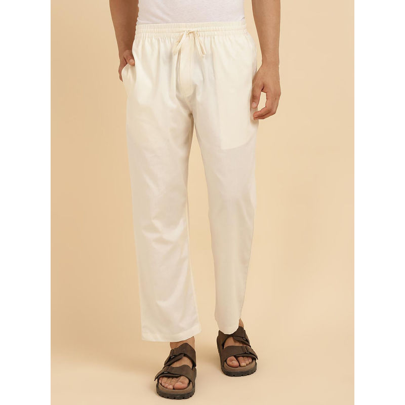 Fabindia Natural Cotton Woven Pyjama (M)