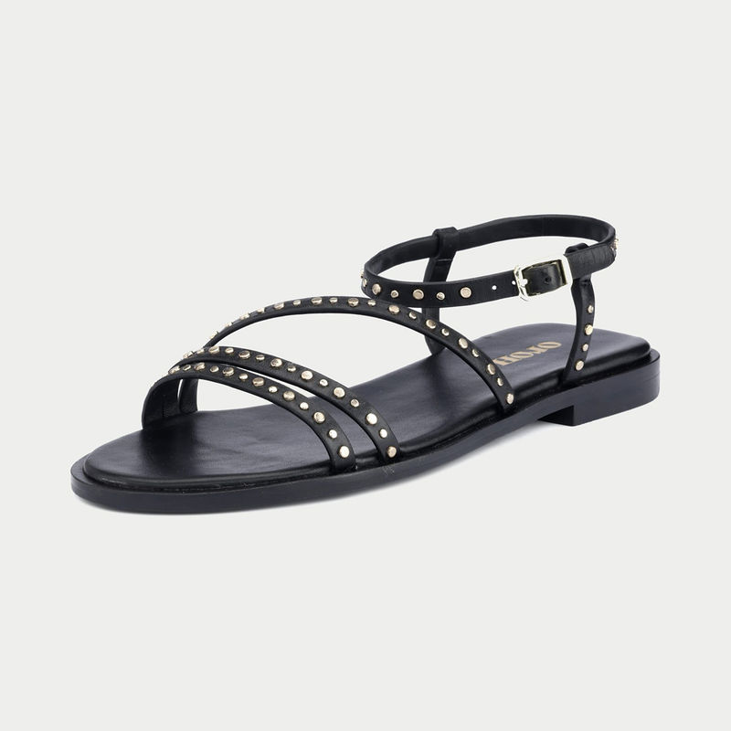 Oroh Black Oristano Sandals (EURO 36)