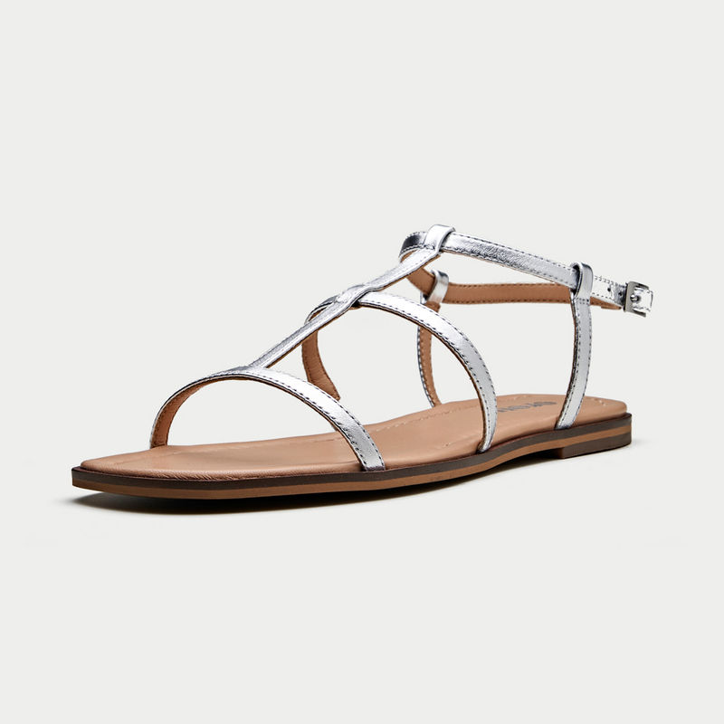 Oroh Silver Taranto Sandals (EURO 36)