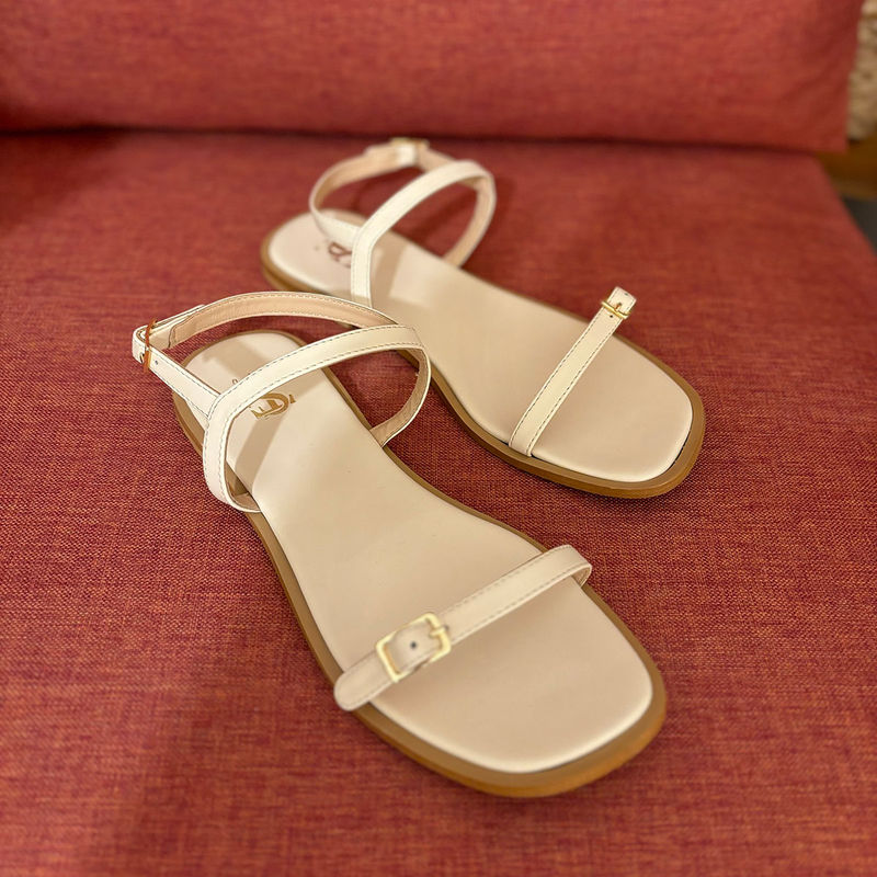 Shoe that fits you Beige Clipped Sandals (EURO 37)