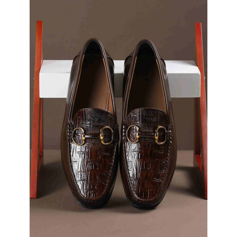 Metro Men Brown Loafers (EURO 43)