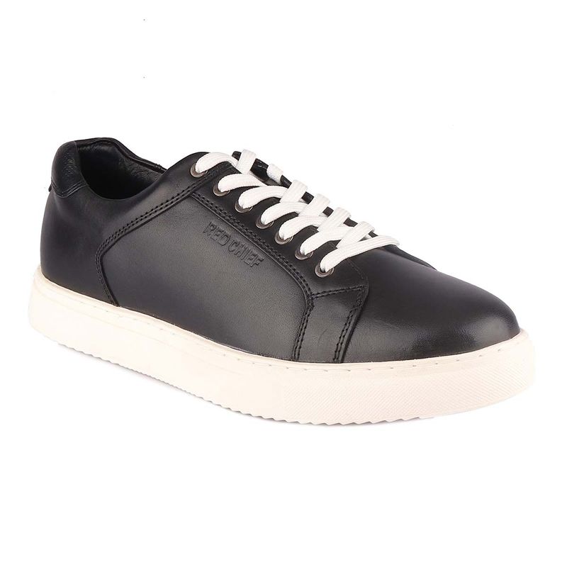 Buy Red Chief Black Formal Solid Sneaker Lace Up Shoes For Men Online