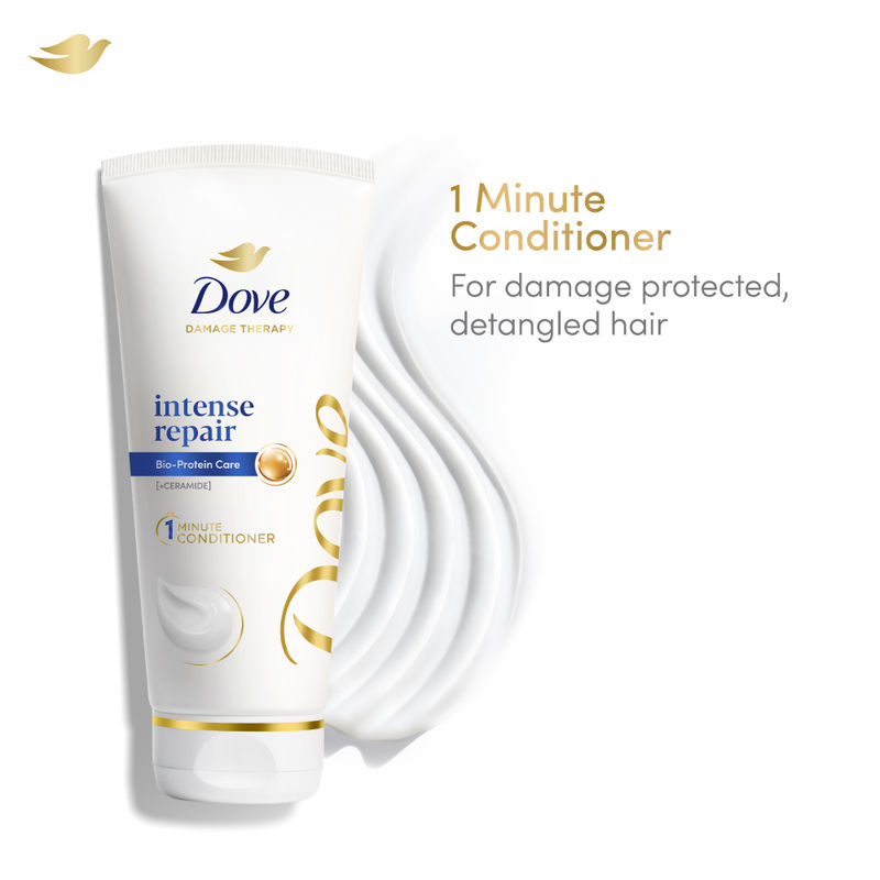 Dove Intense Repair Conditioner with Keratin Actives to Smoothen Strengthen Damaged Hair