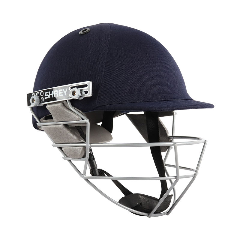 Shrey Star Steel-Navy Cricket Helmet (L)