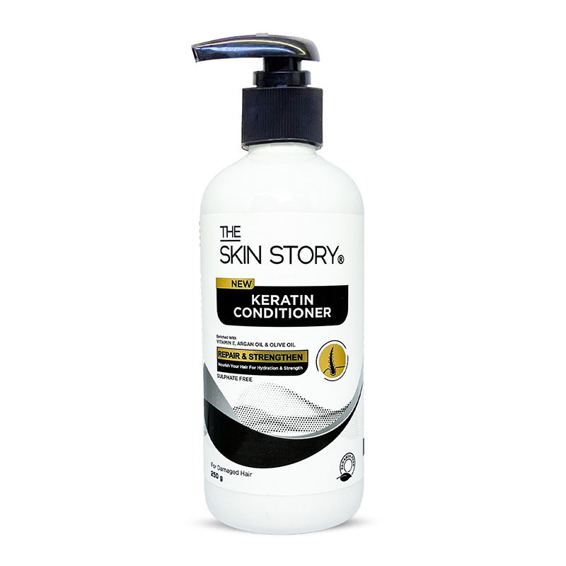 The Skin Story Sulphate Free Keratin Conditioner With Vit E For Coloured, Dry, Frizzy & Damaged Hair