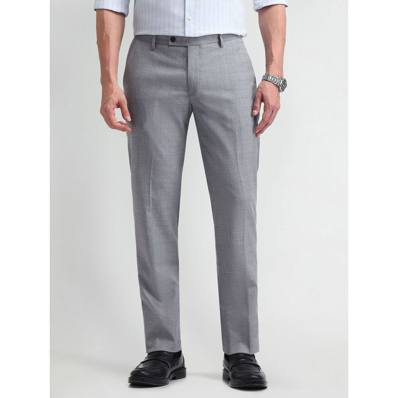 Arrow Grey Polyester Trouser (30)