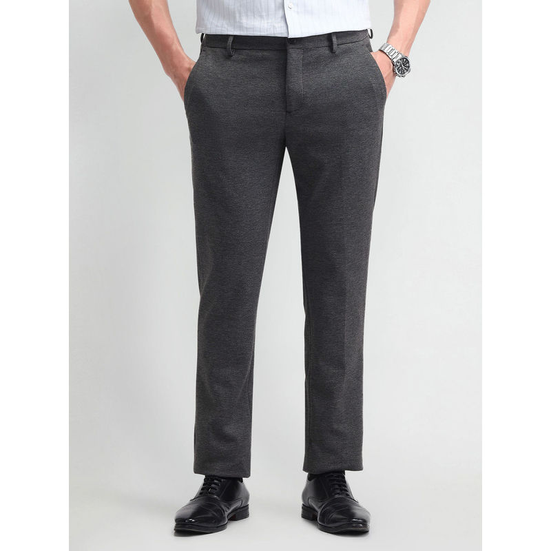 Arrow Grey Polyester Trouser (30)