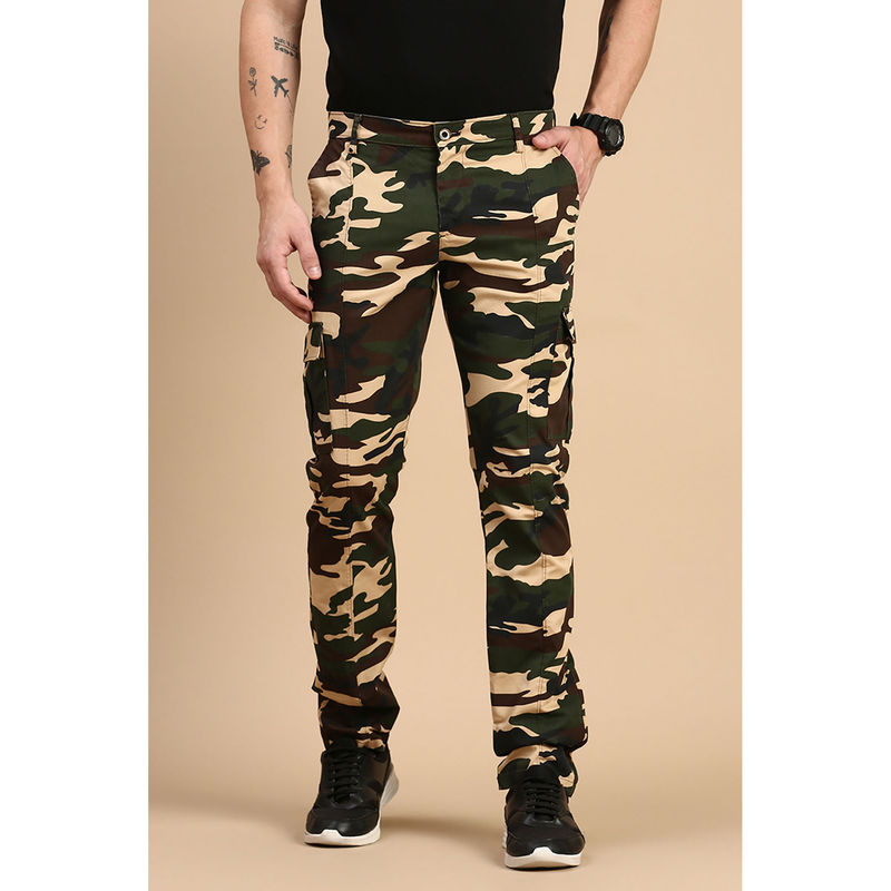 Classic Polo Men Camouflage Slim Fit All Over Print Cargo Trouser (32)