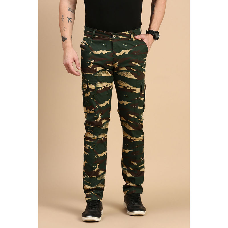 Classic Polo Men Camouflage Slim Fit All Over Print Cargo Trouser (32)