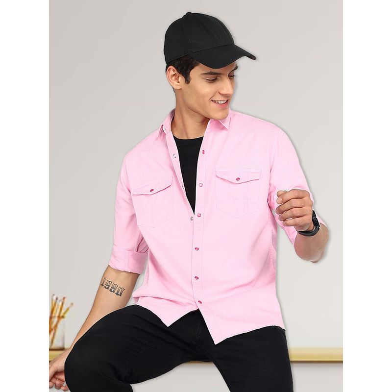 KUONS AVENUE Men Denim Casual Shirt (M)