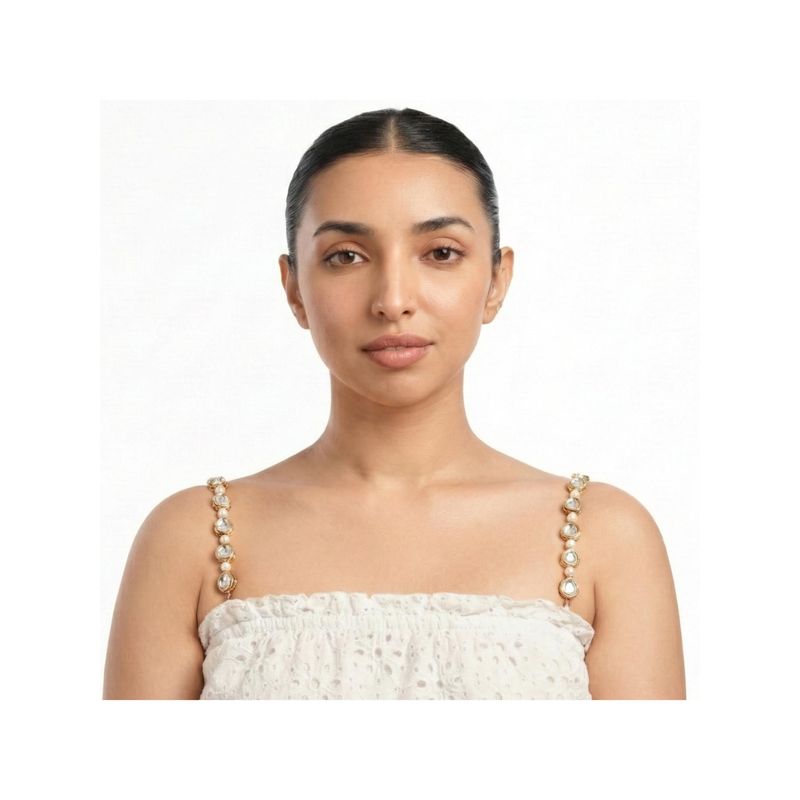 YUVANTA Uncut Kundan Bra Strap (XS)
