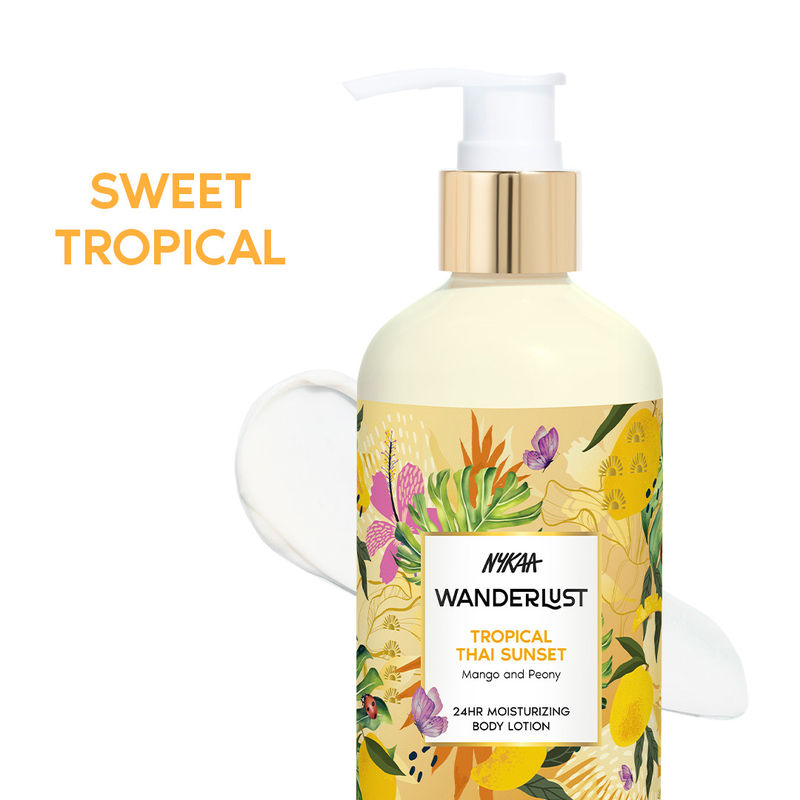 Wanderlust Tropical Sunset Fruity & Floral Moisturizing Body Lotion with Mango & Peony