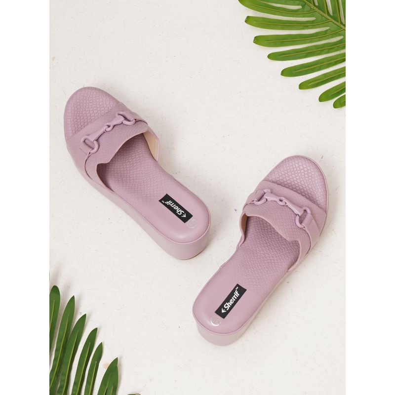 Sherrif Shoes Womens Lavender Color Wedges (EURO 40)