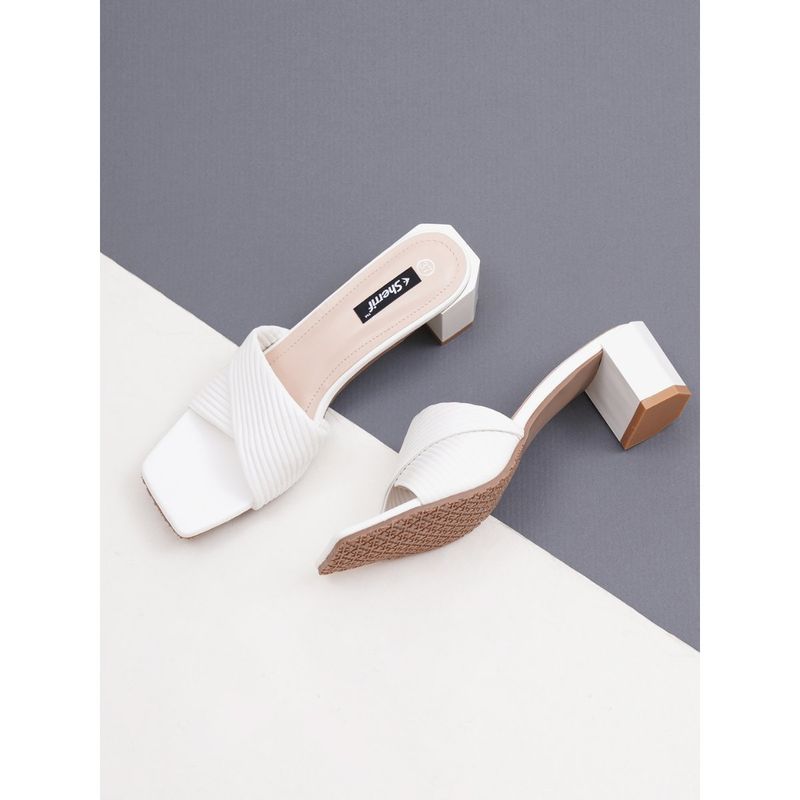 Sherrif Shoes Womens White Color Sandals (EURO 38)