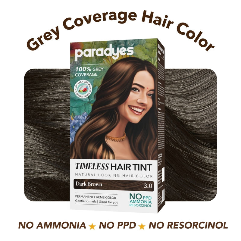Paradyes Timeless Permanent Creme Hair Colour- 3.0 Dark Brown