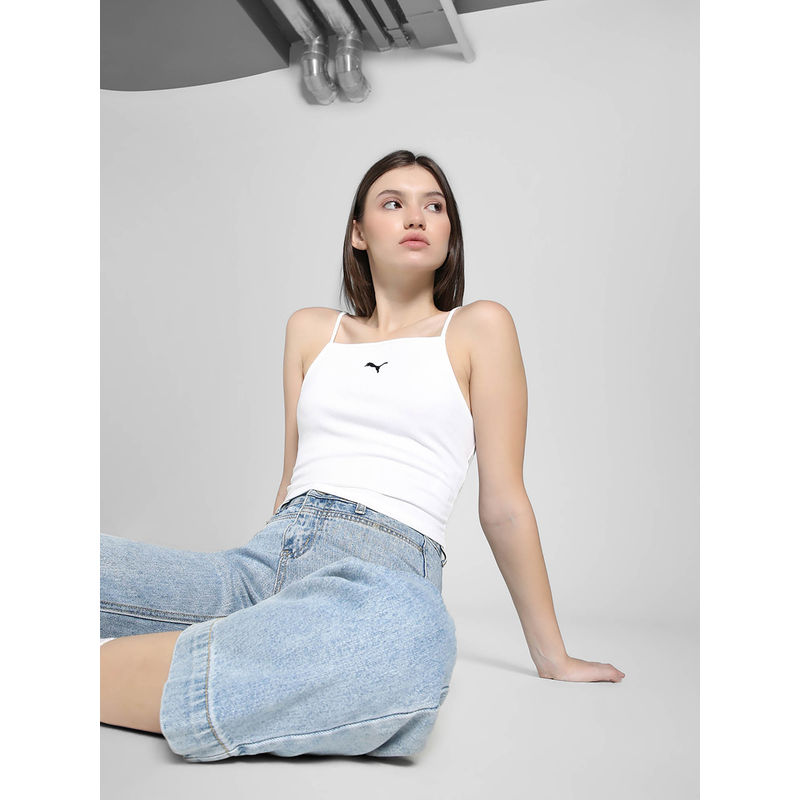 Puma Wardrobe Essentials Womens Ribbed Tank Top (XS)