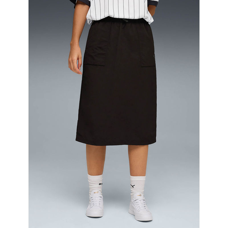 Puma Her Womens High-Waist Woven Skirt (S)