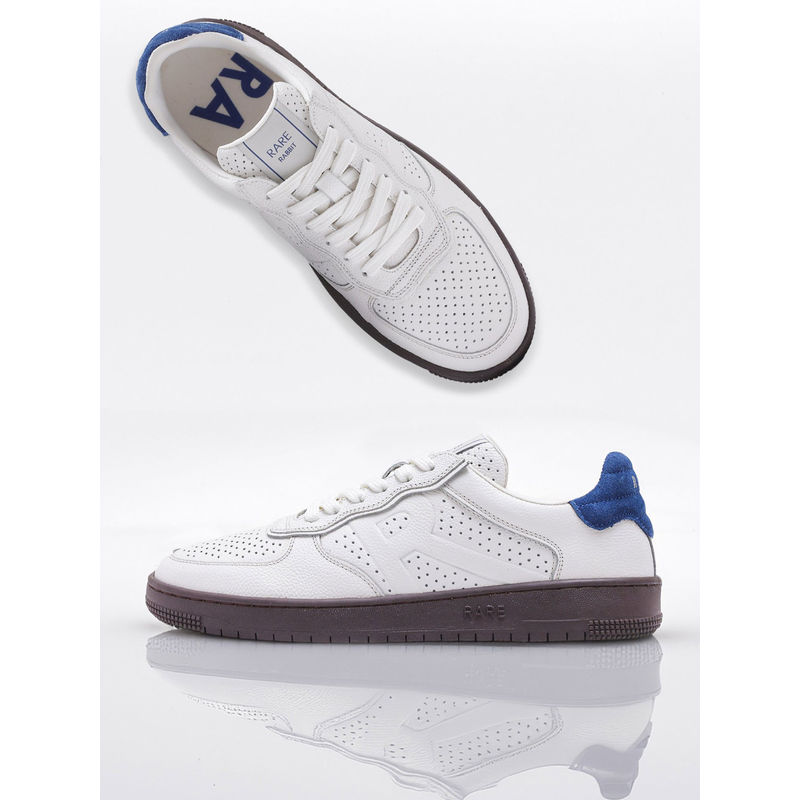 Rare Rabbit Orbiton Off White Genuine Leather Sneaker (UK 7)