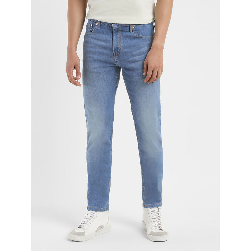 Levi's Men's 512 Light Blue Tapered Fit Jeans (28)
