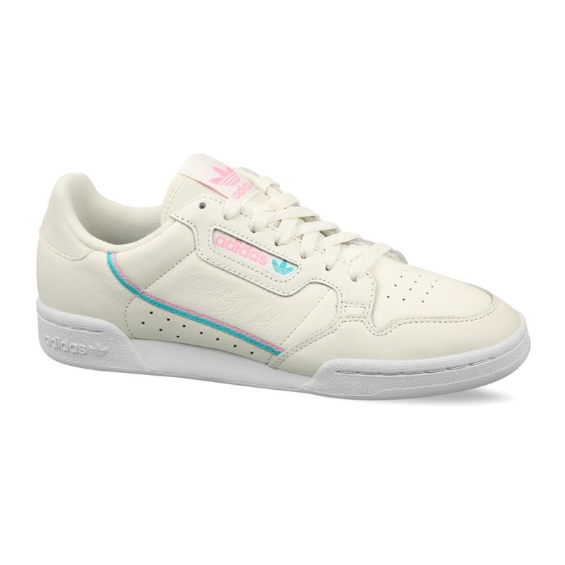Adidas continental 80 off white true pink store