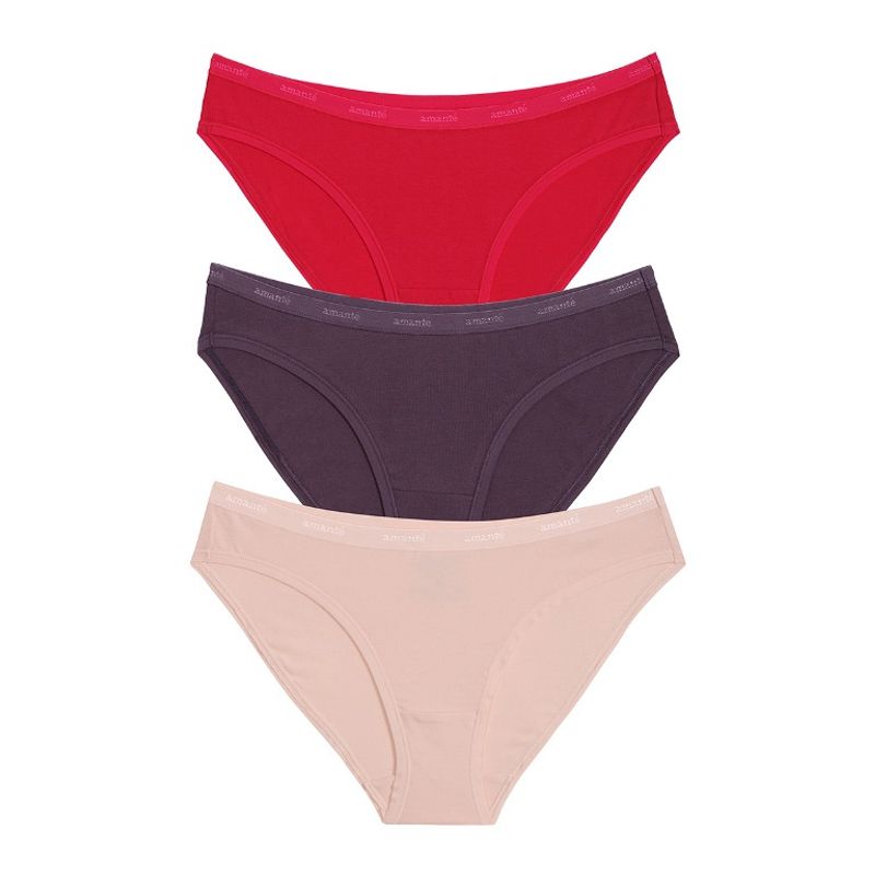 Buy AmantePanty Pack Of 3 Multi Color Online