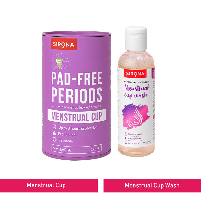 Sirona FDA Approved Reusable ` Cup (Large) with Menstrual Cup Wash Buy