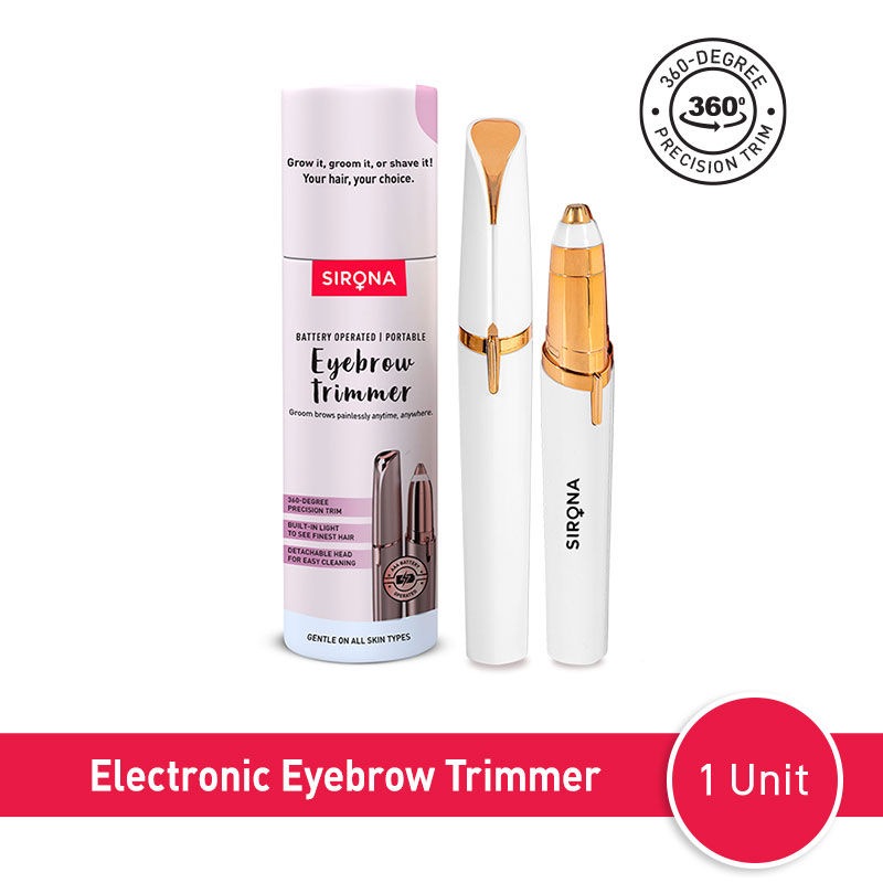 Sirona Electronic Eyebrow Facial Hair Removal Trimmer or Razor for