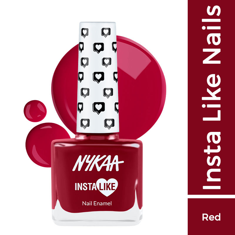 Nykaa Cosmetics Nail Enamel - Viral Red 365