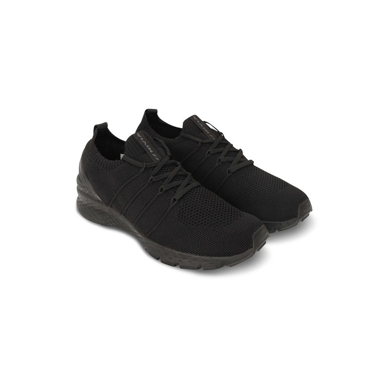 Nivia Black Arnold 2.0 Running Shoes for Men (UK 8)