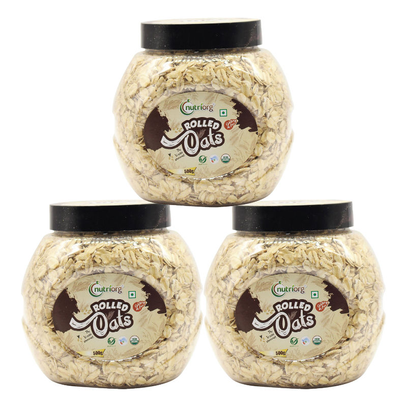 Nutriorg USDA Certified Organic Rolled Oats