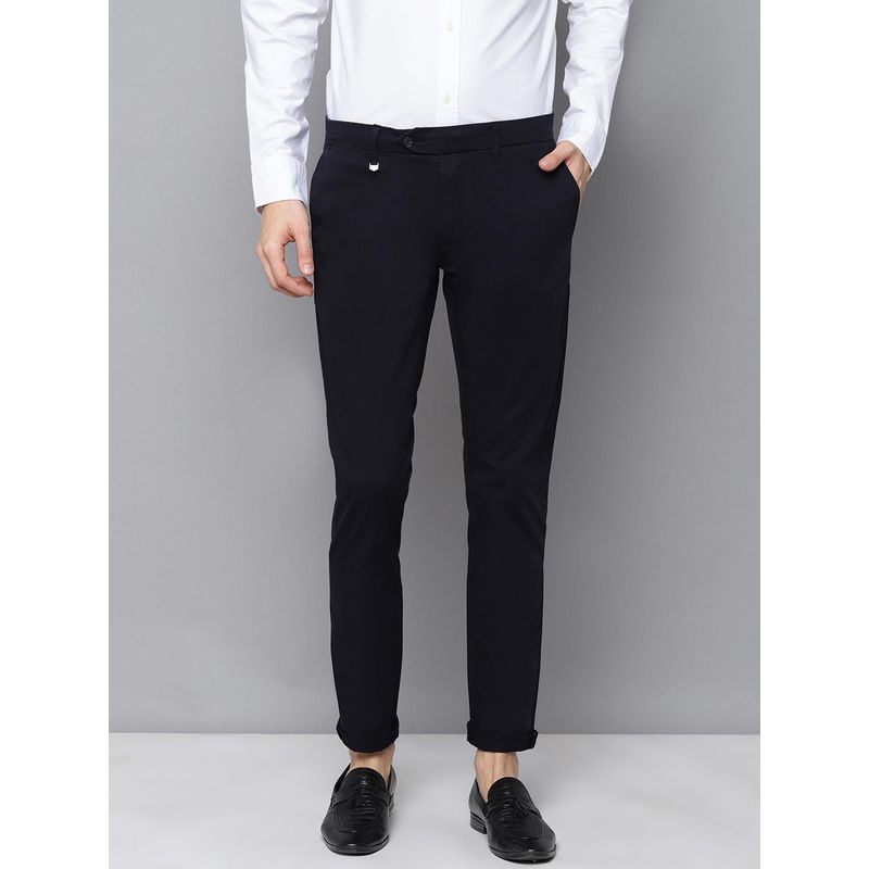 Antony Morato Blue Solid Formal Trouser (38)