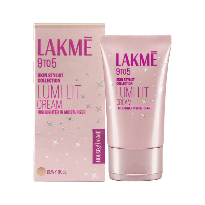 Lakme Lumi Lit Cream & Tint + Highlighter In Moisturizer With Hyaluronic Acid & Niacinamide