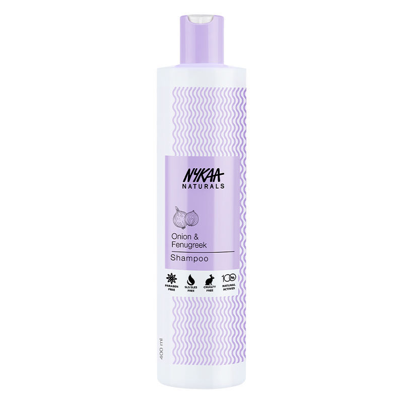 Nykaa Naturals Anti-Hair Fall Sulphate-Free Shampoo With Onion, Fenugreek & Hydrolysed Silk Protein