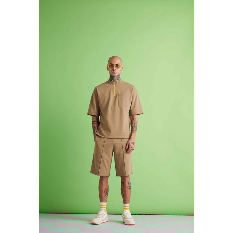 Muvazo Dapper Zip Up Co-Ord - Snd (Set of 2) (XS)