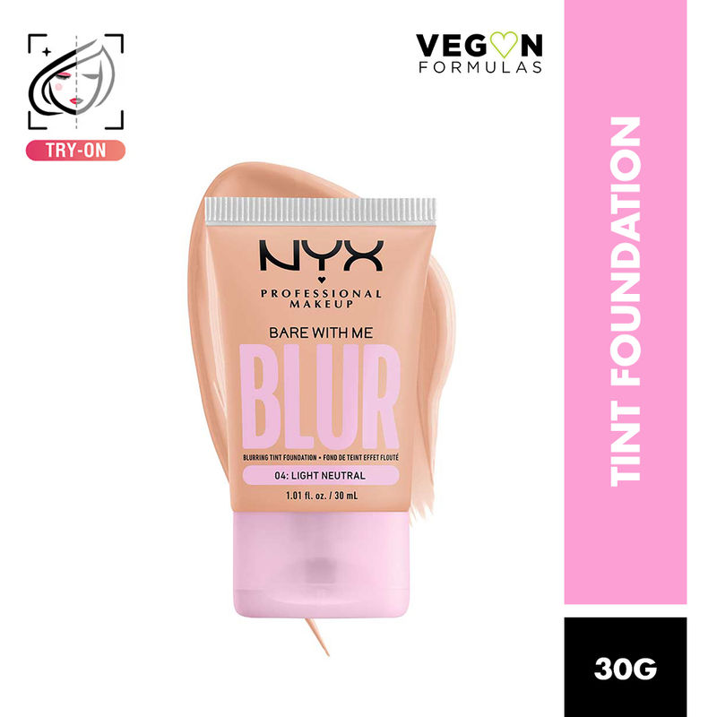 NYX Professional Makeup Bare With Me Blur Tint Foundation - 04 Light Neutral