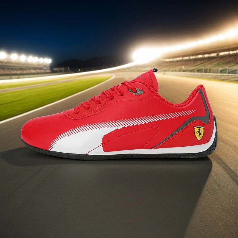 Puma Ferrari Neo Cat 2.0 Unisex Red Sneakers (UK 7)